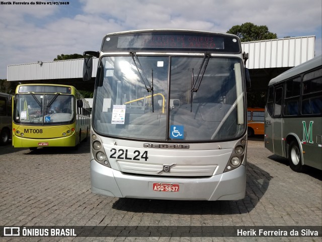 Empresa de Ônibus Campo Largo 22L24 na cidade de Campo Largo, Paraná, Brasil, por Herik Ferreira da Silva. Número da foto: #6064280.