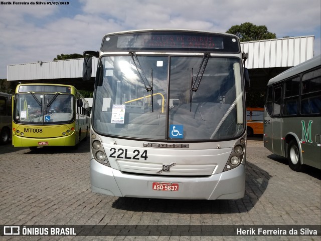 Empresa de Ônibus Campo Largo 22L24 na cidade de Campo Largo, Paraná, Brasil, por Herik Ferreira da Silva. ID da foto: 6064280.