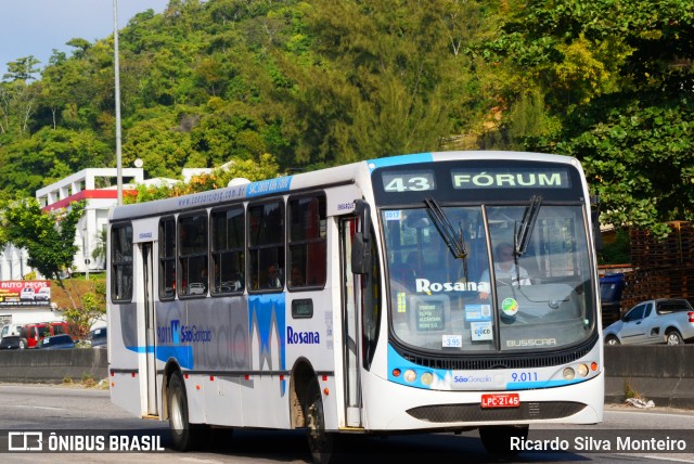 Rosana Transporte e Turismo 9.011 na cidade de São Gonçalo, Rio de Janeiro, Brasil, por Ricardo Silva Monteiro. ID da foto: 6065160.