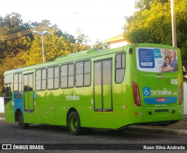 Taguatur - Taguatinga Transporte e Turismo 03416 na cidade de Teresina, Piauí, Brasil, por Ruan Silva Andrade. Número da foto: #6064320.