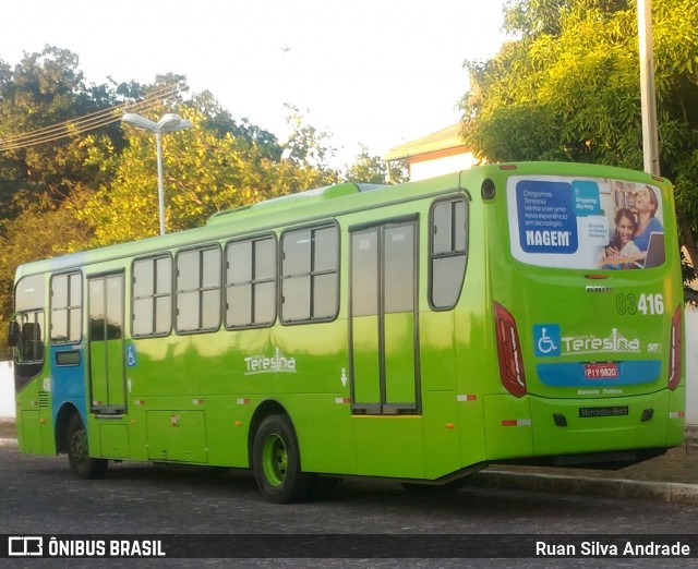 Taguatur - Taguatinga Transporte e Turismo 03416 na cidade de Teresina, Piauí, Brasil, por Ruan Silva Andrade. ID da foto: 6064320.