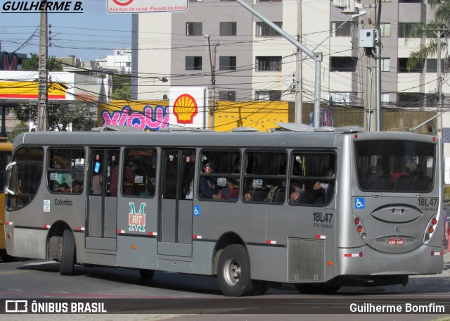 Viação Santo Ângelo 18L47 na cidade de Curitiba, Paraná, Brasil, por Guilherme Bomfim. Número da foto: #6065871.