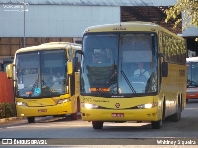 Viação Itapemirim 5023 na cidade de Vitória, Espírito Santo, Brasil, por Whitiney Siqueira. ID da foto: 6066768.