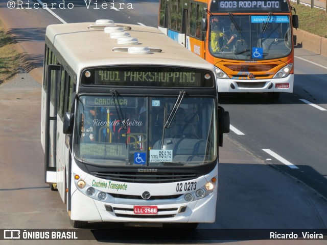 Coutinho Transporte NG 02 0273 na cidade de Santa Maria, Distrito Federal, Brasil, por Ricardo Vieira. Número da foto: #6066122.