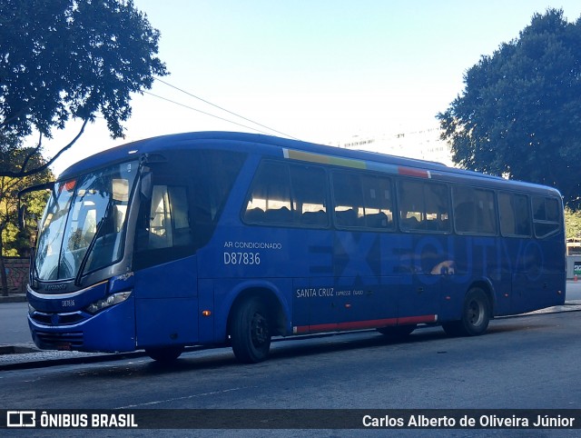 Expresso Pégaso D87836 na cidade de Rio de Janeiro, Rio de Janeiro, Brasil, por Carlos Alberto de Oliveira Júnior. ID da foto: 6067414.