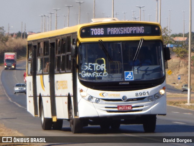 CT Expresso 8901 na cidade de Luziânia, Goiás, Brasil, por David Borges. ID da foto: 6066635.