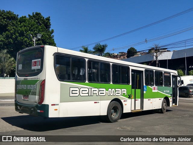 Viação Beira Mar RJ 171.003 na cidade de São João de Meriti, Rio de Janeiro, Brasil, por Carlos Alberto de Oliveira Júnior. ID da foto: 6066311.