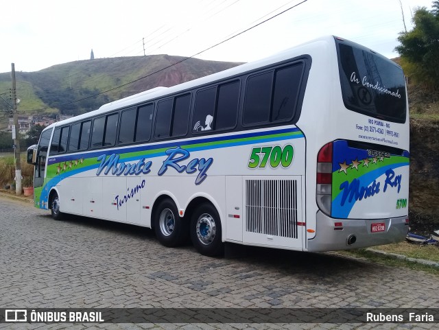 Monte Rey Turismo 5700 na cidade de Aparecida, São Paulo, Brasil, por Rubens  Faria. Número da foto: #6067462.