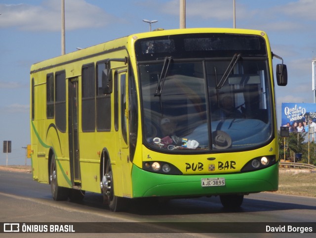 Ônibus Particulares 3895 na cidade de Luziânia, Goiás, Brasil, por David Borges. ID da foto: 6066591.