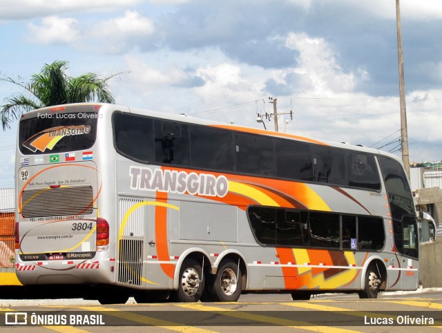 Transgiro Turismo 3804 na cidade de Londrina, Paraná, Brasil, por Lucas Oliveira . Número da foto: #6066857.