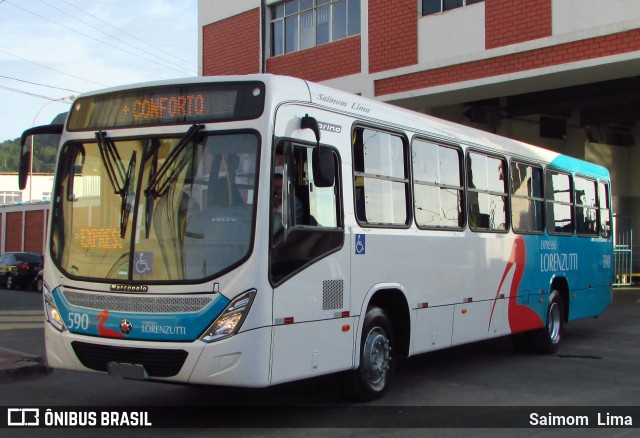 Expresso Lorenzutti 590 na cidade de Vila Velha, Espírito Santo, Brasil, por Saimom  Lima. ID da foto: 6068035.