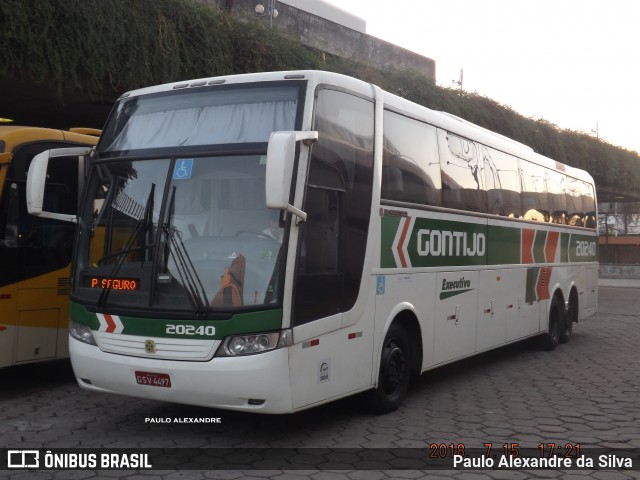 Empresa Gontijo de Transportes 20240 na cidade de Belo Horizonte, Minas Gerais, Brasil, por Paulo Alexandre da Silva. Número da foto: #6068154.
