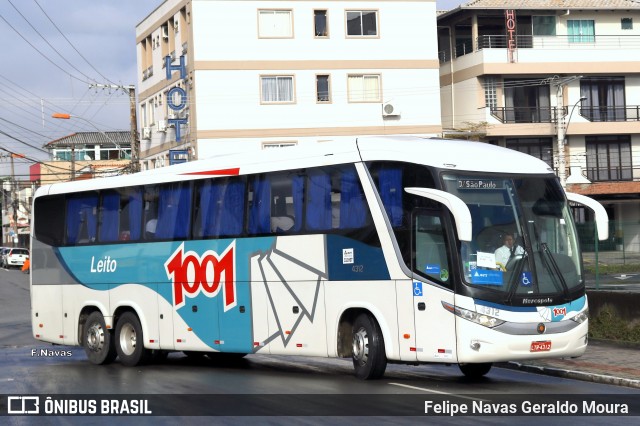 Auto Viação 1001 4312 na cidade de Balneário Camboriú, Santa Catarina, Brasil, por Felipe Navas Geraldo Moura . Número da foto: #6068367.