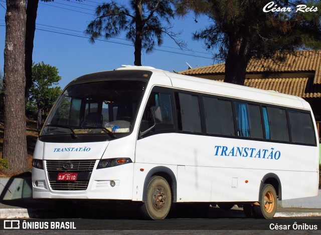 Transtatão 3110 na cidade de Nova União, Minas Gerais, Brasil, por César Ônibus. ID da foto: 6068517.