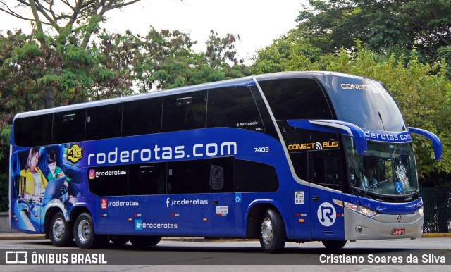 RodeRotas - Rotas de Viação do Triângulo 7403 na cidade de São Paulo, São Paulo, Brasil, por Cristiano Soares da Silva. ID da foto: 6068165.