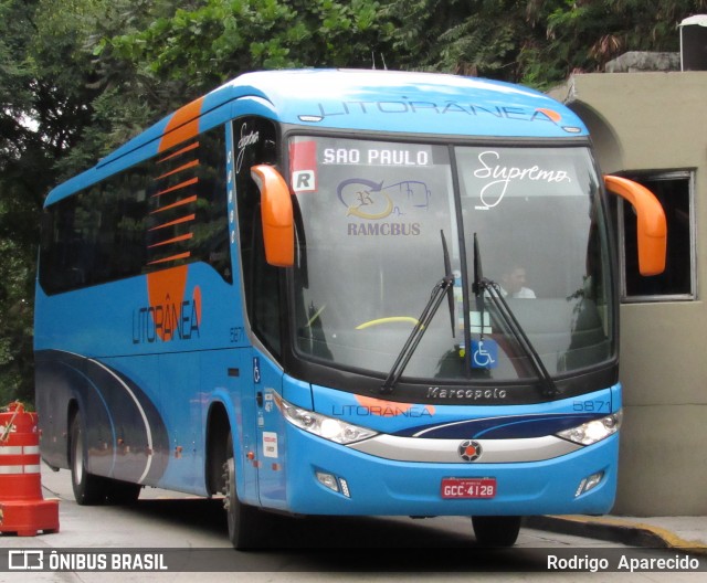 Litorânea Transportes Coletivos 5871 na cidade de São Paulo, São Paulo, Brasil, por Rodrigo  Aparecido. Número da foto: #6068398.