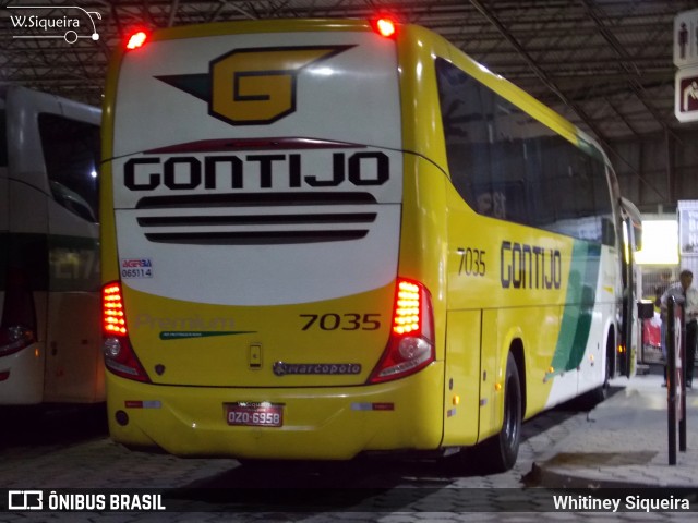 Empresa Gontijo de Transportes 7035 na cidade de Vitória, Espírito Santo, Brasil, por Whitiney Siqueira. Número da foto: #6068756.