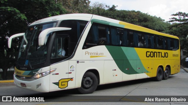 Empresa Gontijo de Transportes 18600 na cidade de São Paulo, São Paulo, Brasil, por Alex Ramos Ribeiro. ID da foto: 6070226.