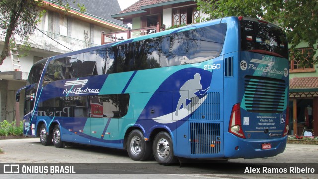 Paulandrea Transportes e Turismo 2060 na cidade de Campos do Jordão, São Paulo, Brasil, por Alex Ramos Ribeiro. ID da foto: 6070058.