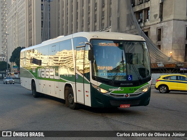 Transportes Mageli RJ 167.033 na cidade de Rio de Janeiro, Rio de Janeiro, Brasil, por Carlos Alberto de Oliveira Júnior. Número da foto: #6070504.