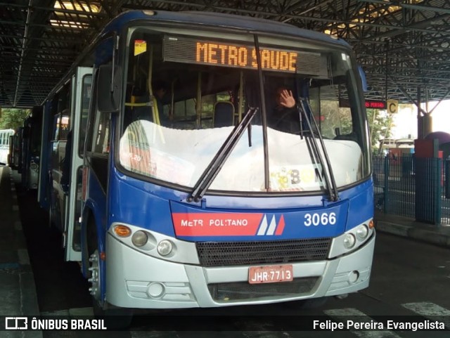 Auto Viação Triângulo 3066 na cidade de São Bernardo do Campo, São Paulo, Brasil, por Felipe Pereira Evangelista. ID da foto: 6070475.