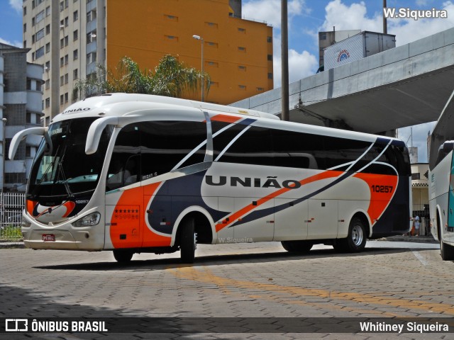 Expresso União 10257 na cidade de Belo Horizonte, Minas Gerais, Brasil, por Whitiney Siqueira. ID da foto: 6068960.