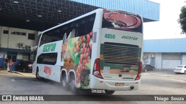 Eucatur - Empresa União Cascavel de Transportes e Turismo 4850 na cidade de Manaus, Amazonas, Brasil, por Thiago Souza. ID da foto: 6069445.