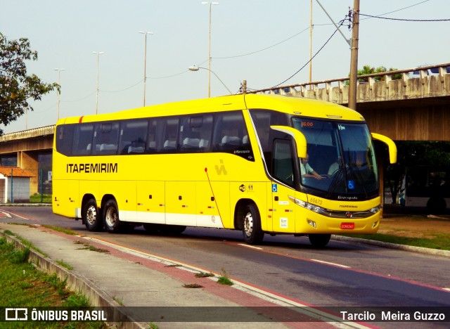Viação Itapemirim 60673 na cidade de Vitória, Espírito Santo, Brasil, por Tarcilo  Meira Guzzo. Número da foto: #6070151.