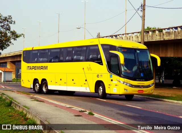 Viação Itapemirim 60673 na cidade de Vitória, Espírito Santo, Brasil, por Tarcilo  Meira Guzzo. ID da foto: 6070151.