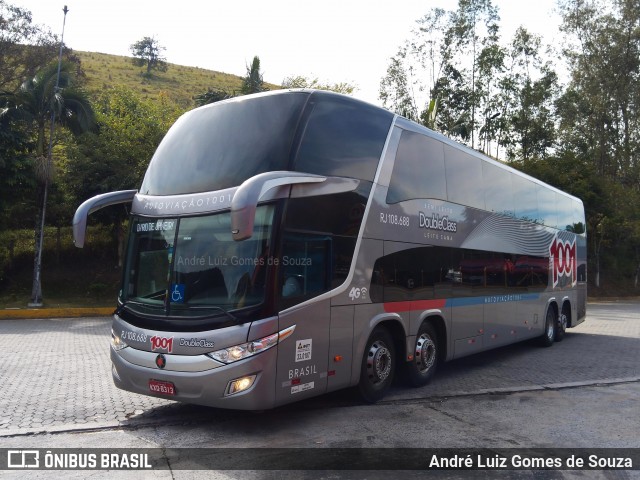 Auto Viação 1001 RJ 108.688 na cidade de Queluz, São Paulo, Brasil, por André Luiz Gomes de Souza. ID da foto: 6069513.