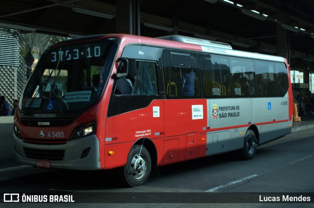 Allibus Transportes 4 5495 na cidade de São Paulo, São Paulo, Brasil, por Lucas Mendes. ID da foto: 6070777.