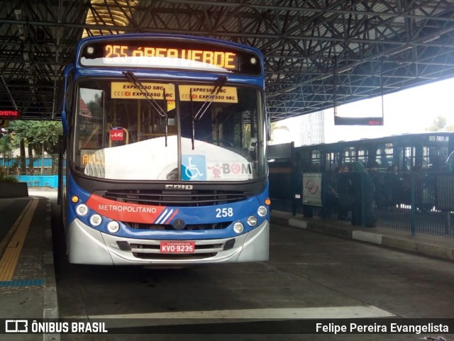 Expresso SBC 258 na cidade de São Bernardo do Campo, São Paulo, Brasil, por Felipe Pereira Evangelista. Número da foto: #6072240.