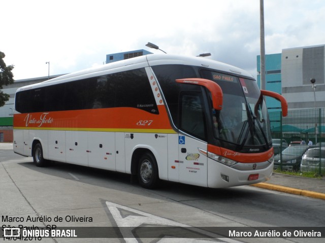 Viação Vale do Tietê 827 na cidade de São Paulo, São Paulo, Brasil, por Marco Aurélio de Oliveira. Número da foto: #6073571.