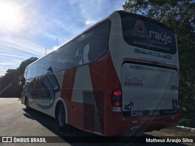 Araújo Turismo 2904 na cidade de Cruzeiro, São Paulo, Brasil, por Matheus Araujo Silva. ID da foto: 6072798.