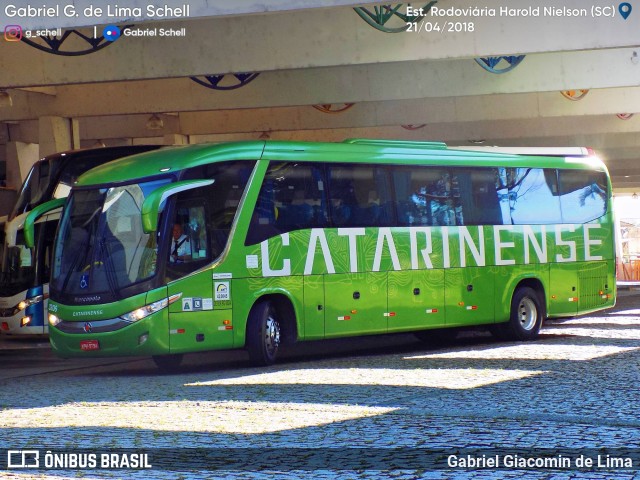 Auto Viação Catarinense 3306 na cidade de Joinville, Santa Catarina, Brasil, por Gabriel Giacomin de Lima. Número da foto: #6073526.