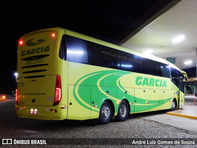 Viação Garcia 7779 na cidade de Santa Cruz do Rio Pardo, São Paulo, Brasil, por André Luiz Gomes de Souza. ID da foto: 6073421.