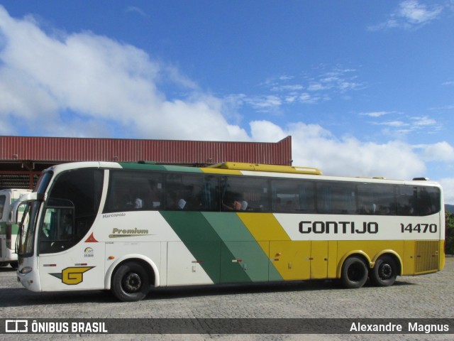 Empresa Gontijo de Transportes 14470 na cidade de Itaobim, Minas Gerais, Brasil, por Alexandre  Magnus. ID da foto: 6074201.