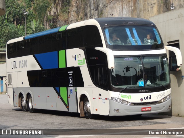 UTIL - União Transporte Interestadual de Luxo 11510 na cidade de Brasil, por Daniel Henrique. ID da foto: 6075428.