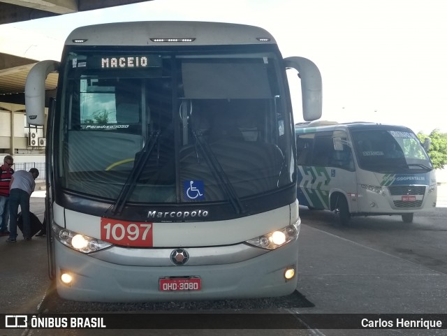 Real Alagoas de Viação 1097 na cidade de Aracaju, Sergipe, Brasil, por Carlos Henrique. ID da foto: 6074583.