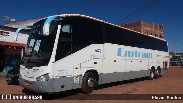 Emtram 3670 na cidade de Barra da Estiva, Bahia, Brasil, por Flávio  Santos. Número da foto: #6075507.