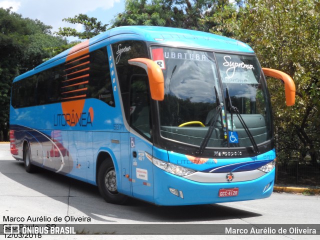 Litorânea Transportes Coletivos 5871 na cidade de São Paulo, São Paulo, Brasil, por Marco Aurélio de Oliveira. ID da foto: 6074520.