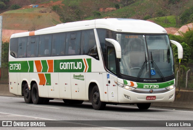 Empresa Gontijo de Transportes 21730 na cidade de Aparecida, São Paulo, Brasil, por Lucas Lima. ID da foto: 6074709.