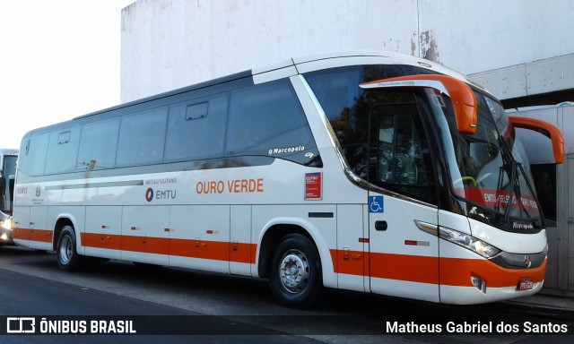 Auto Viação Ouro Verde 15011 na cidade de Campinas, São Paulo, Brasil, por Matheus Gabriel dos Santos. ID da foto: 6076722.