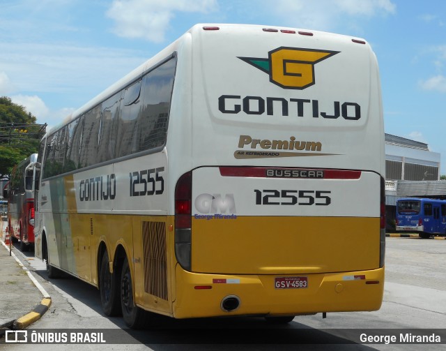 Empresa Gontijo de Transportes 12555 na cidade de São José dos Campos, São Paulo, Brasil, por George Miranda. ID da foto: 6076710.