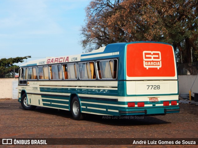 Viação Garcia 7728 na cidade de Londrina, Paraná, Brasil, por André Luiz Gomes de Souza. ID da foto: 6077331.