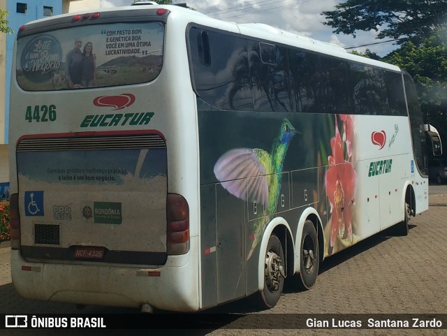 Eucatur - Empresa União Cascavel de Transportes e Turismo 4426 na cidade de Ji-Paraná, Rondônia, Brasil, por Gian Lucas  Santana Zardo. Número da foto: #6075973.