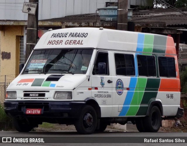 CTAMIS - Cooperativa de Transportes Alternativos de Itapecerica da Serra 14-96 na cidade de Itapecerica da Serra, São Paulo, Brasil, por Rafael Santos Silva. ID da foto: 6076457.