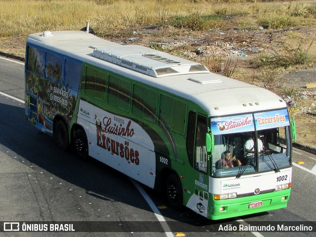 Sargento Luisinho Excursões 1002 na cidade de Belo Horizonte, Minas Gerais, Brasil, por Adão Raimundo Marcelino. ID da foto: 6076979.