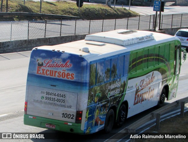 Sargento Luisinho Excursões 1002 na cidade de Belo Horizonte, Minas Gerais, Brasil, por Adão Raimundo Marcelino. ID da foto: 6076988.