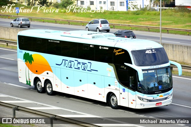 Transportadora Turística Natal 2600 na cidade de Barueri, São Paulo, Brasil, por Michael  Alberto Vieira. Número da foto: #6032375.